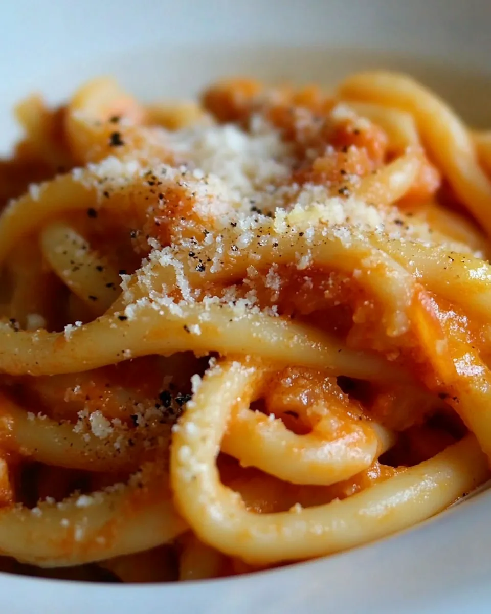 Healthy Seriously Amazing Roasted Red Pepper Pasta recipe image