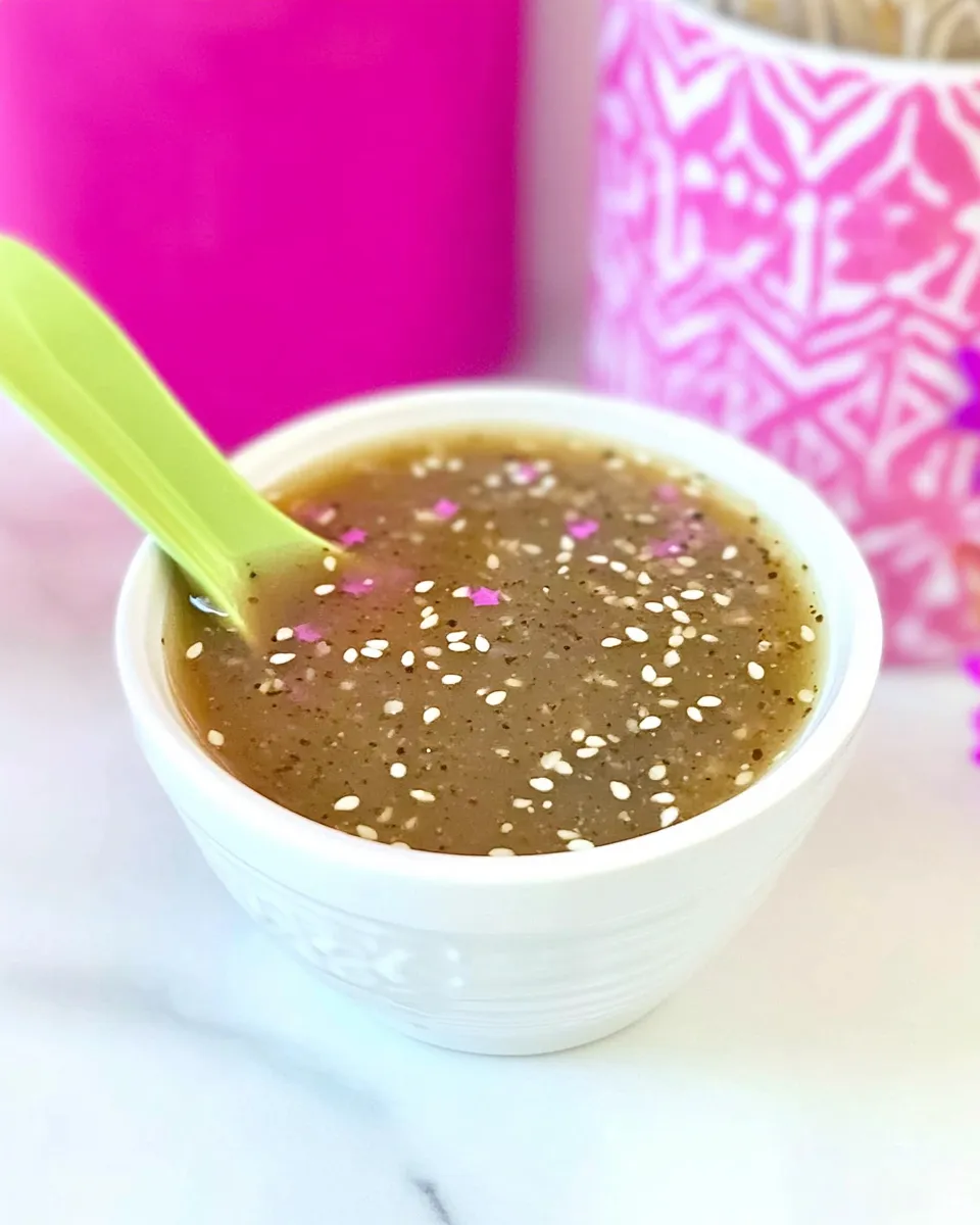 Homemade Sesame-Ginger Vinaigrette recipe image