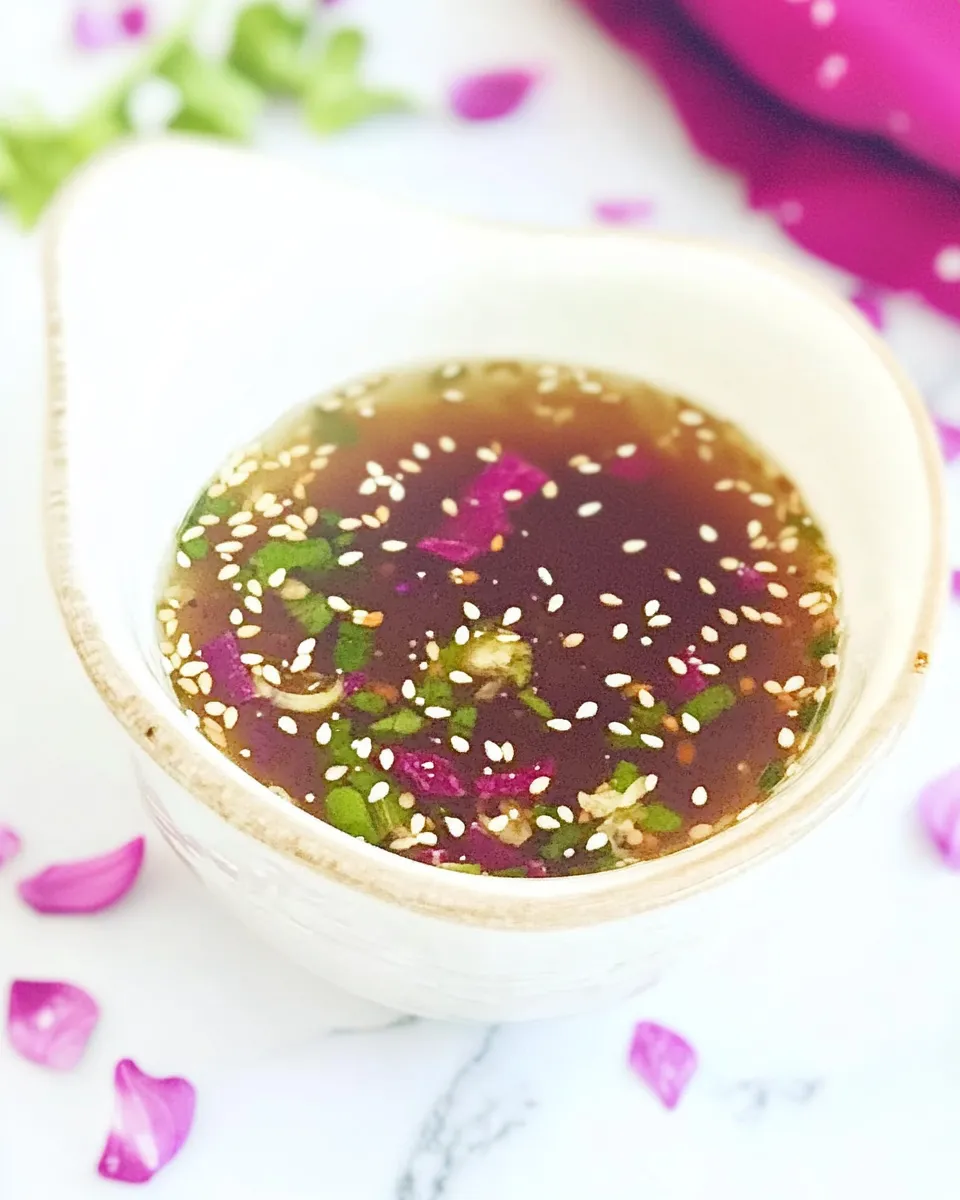 Delicious Sesame-Ginger Vinaigrette dish photo