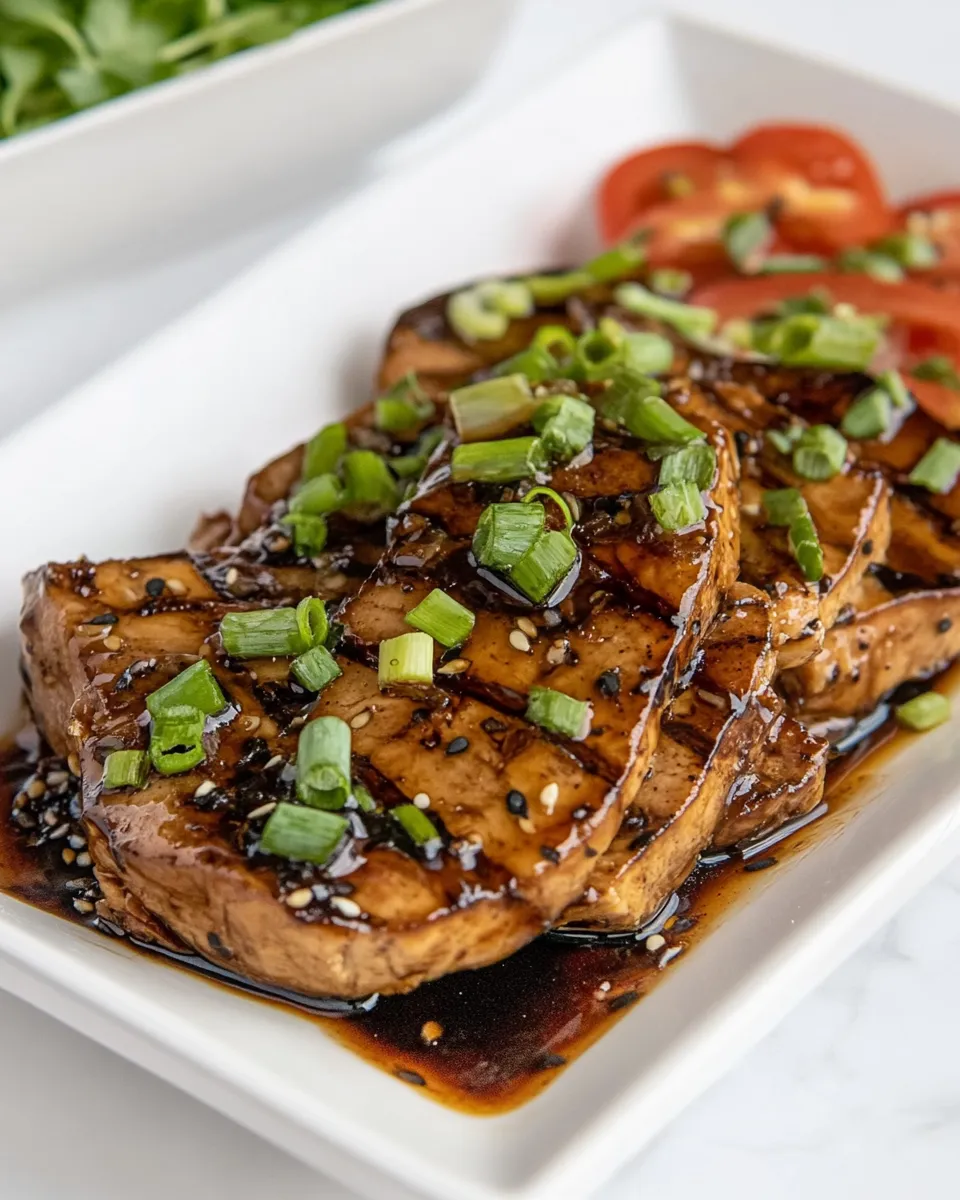 Quick Sesame Balsamic Tuna shot