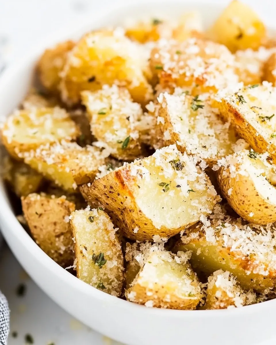 Savory Shake and Bake Ranch Potatoes shot