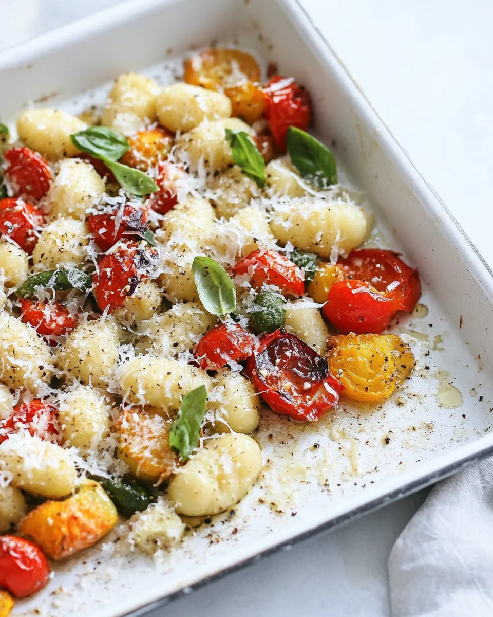 Tasty Sheet Pan Gnocchi and Roasted Vegetables. image