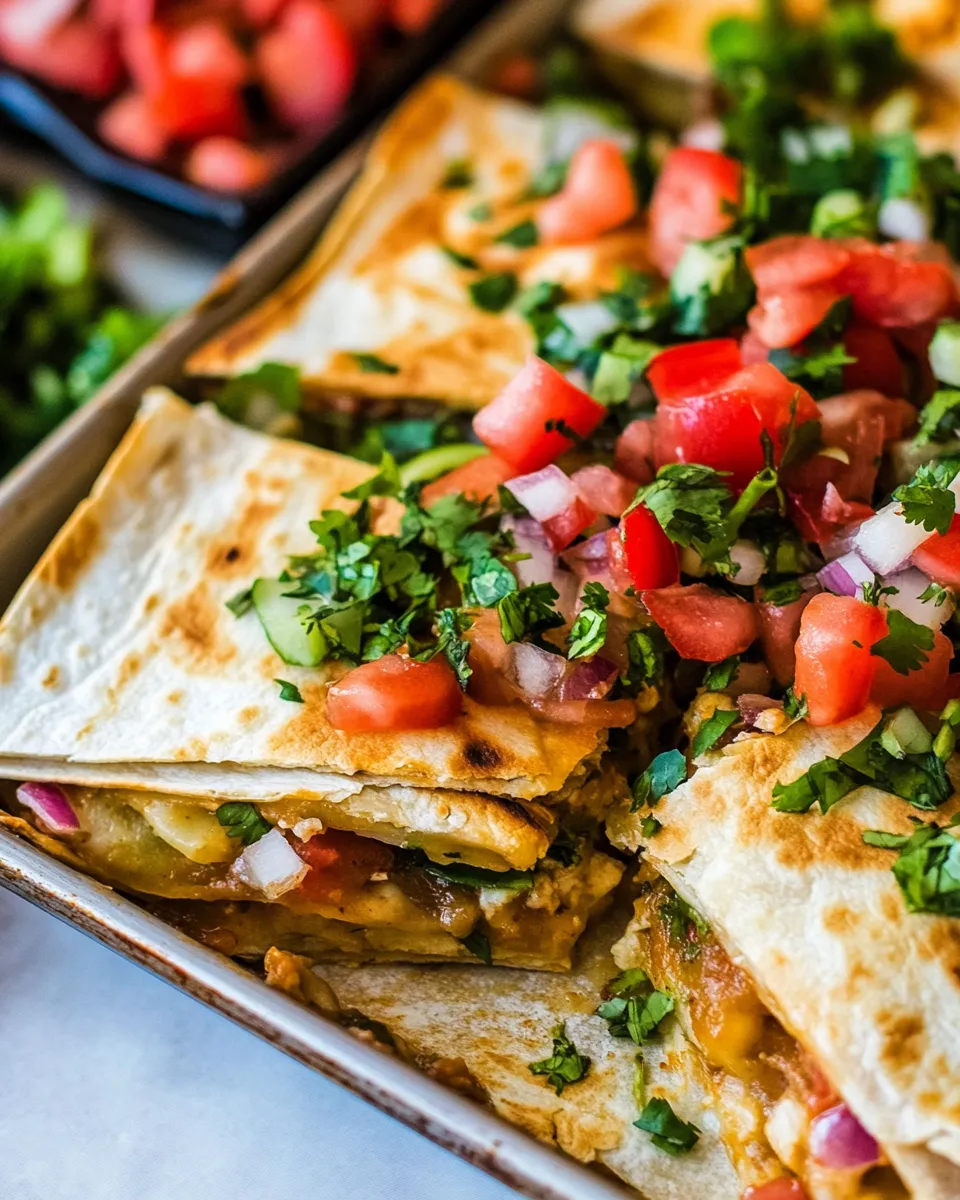 Homemade Sheet Pan Quesadilla recipe photo