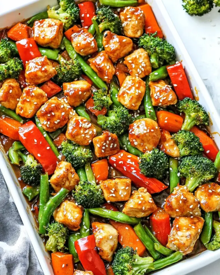 Easy Sheet Pan Sesame Chicken and Veggies photo