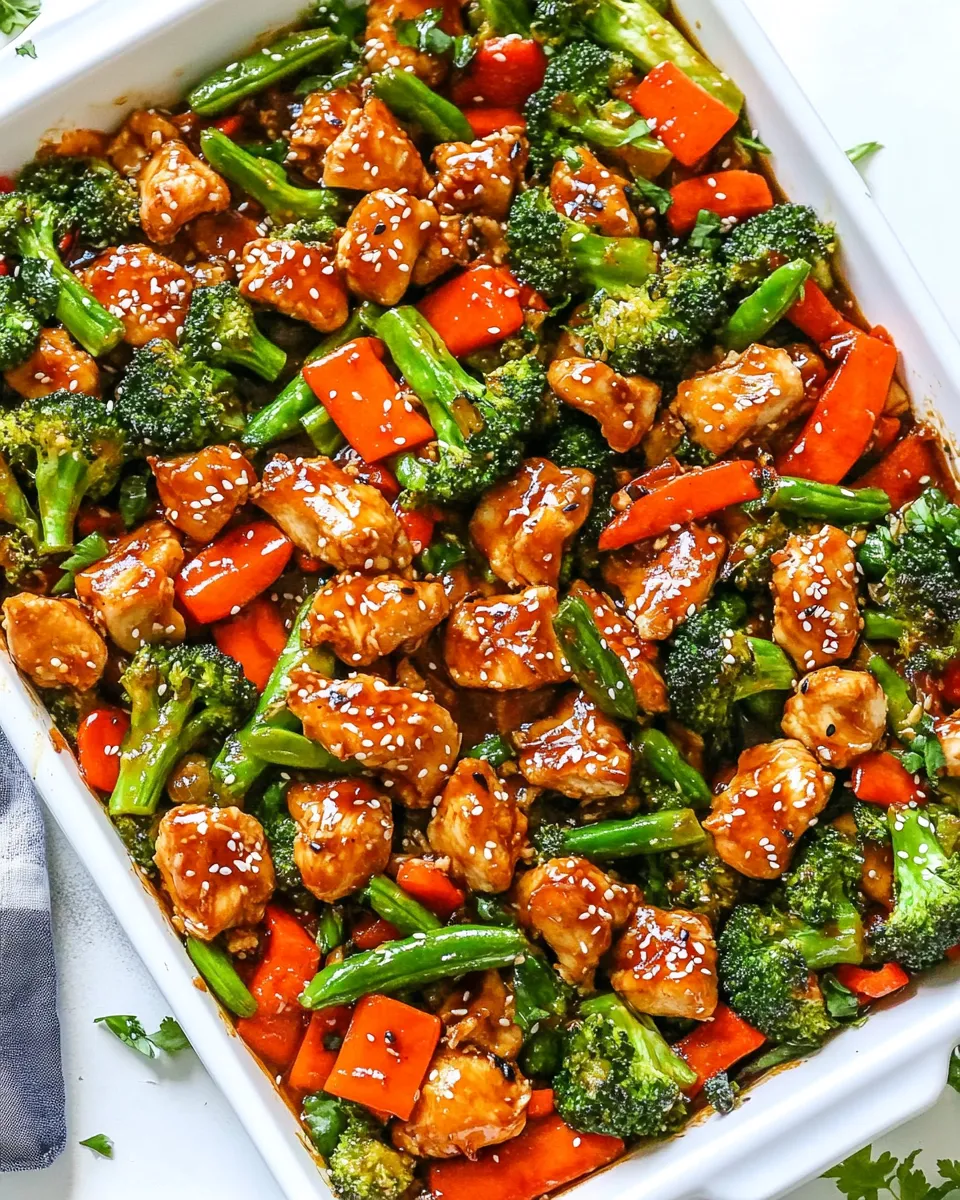 Quick Sheet Pan Sesame Chicken and Veggies picture