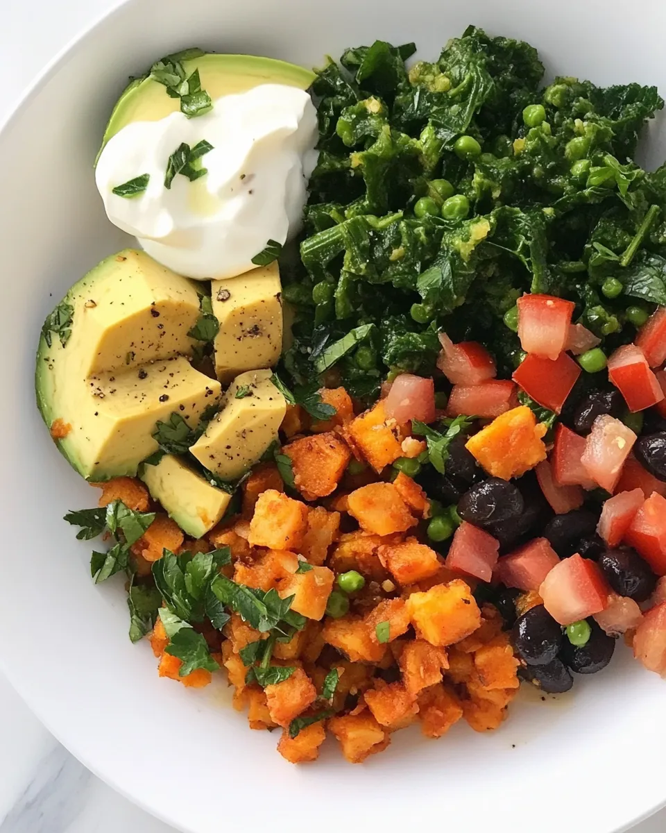 Delicious Sheet Pan Vegetarian Breakfast Hash image