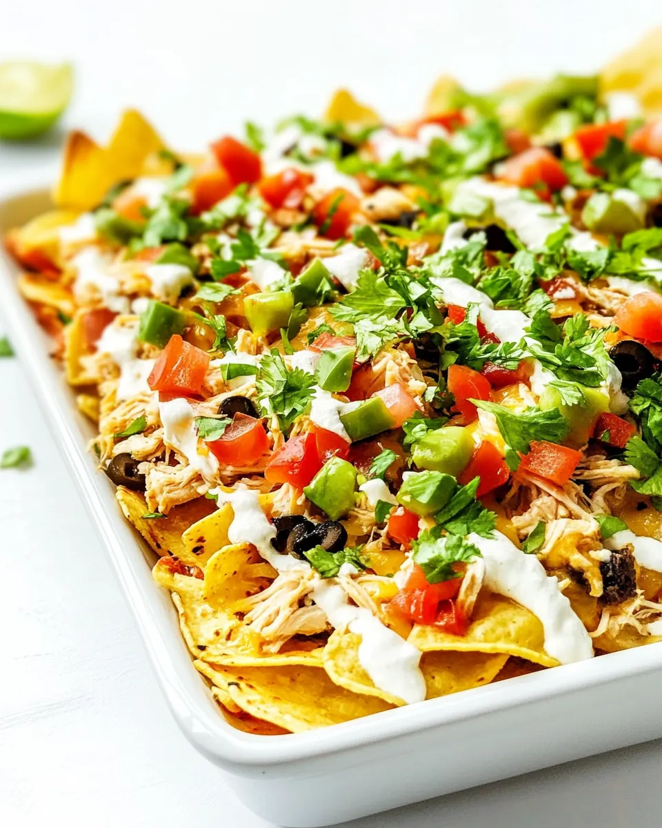 Easy Shredded Chicken Nacho Recipe photo