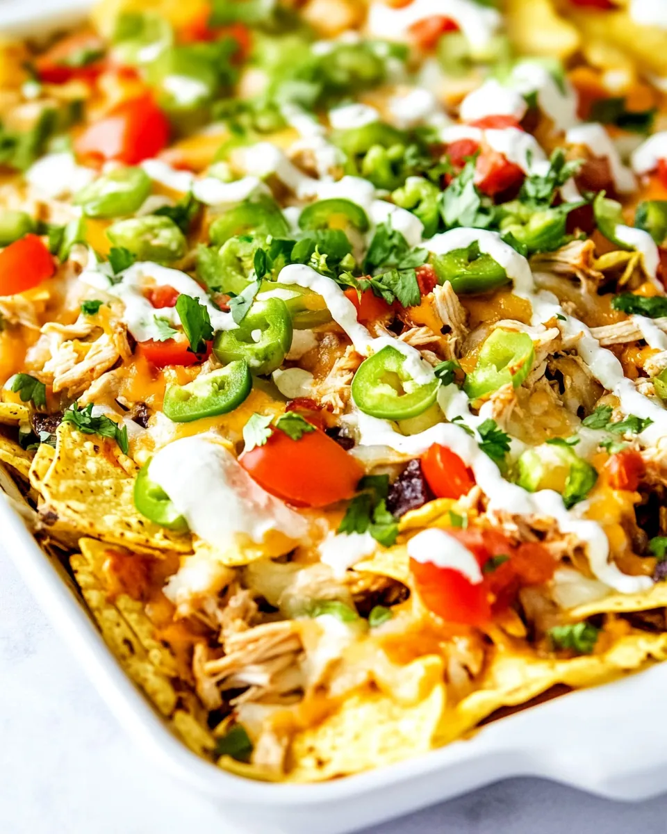 Delicious Shredded Chicken Nacho Recipe image