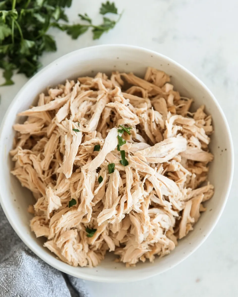Classic Shredded Chicken Recipe image