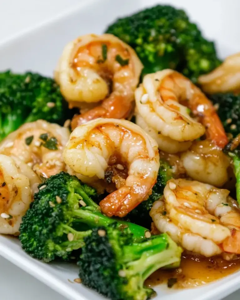 Homemade Shrimp and Broccoli photo