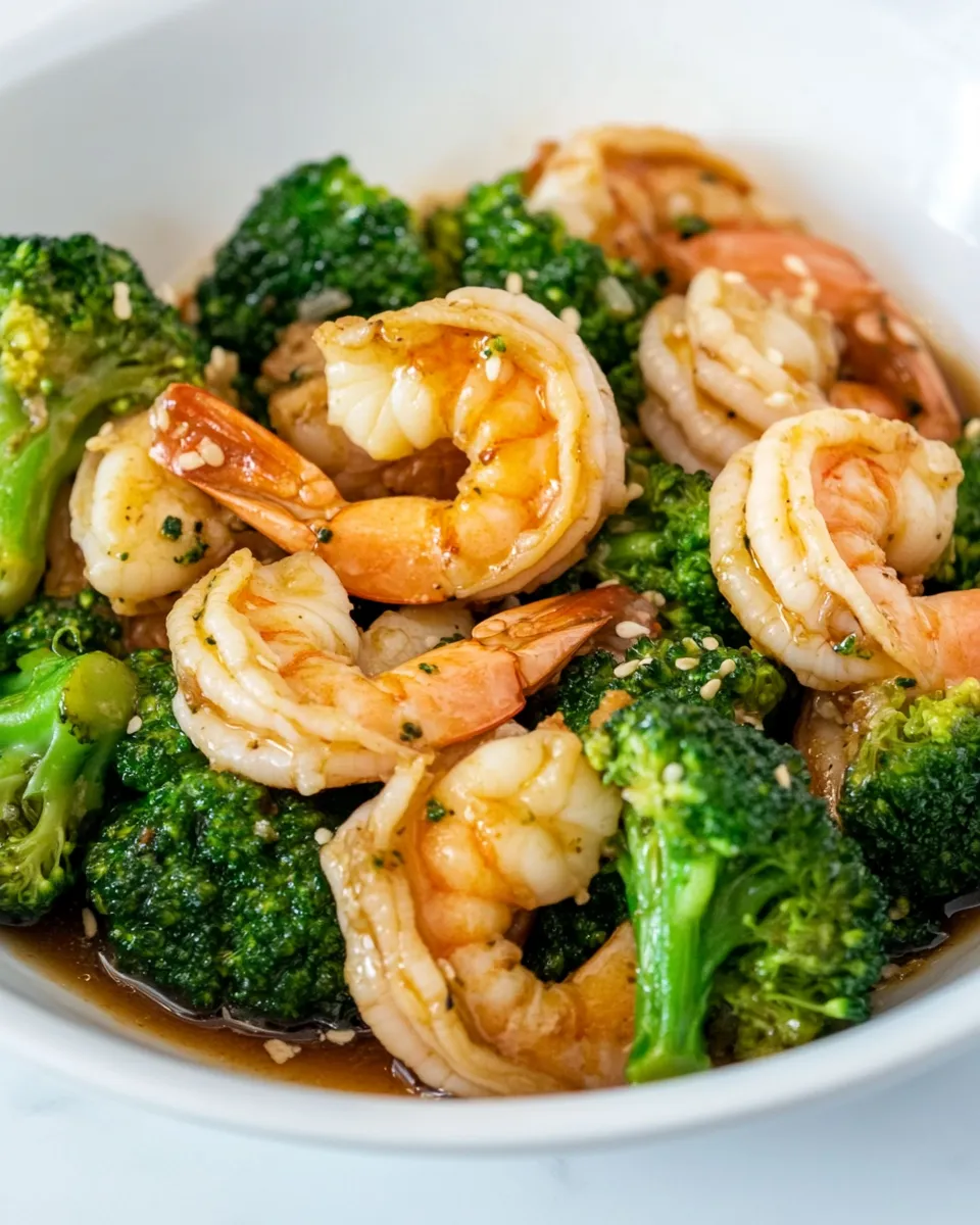 Delicious Shrimp and Broccoli shot