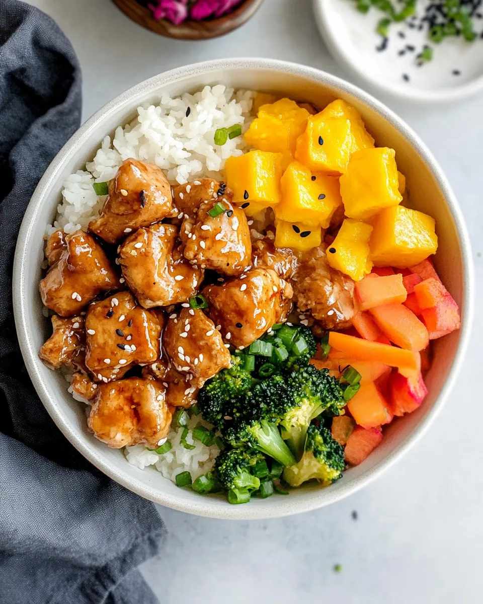 Easy Simple Teriyaki Bowl with Chicken photo