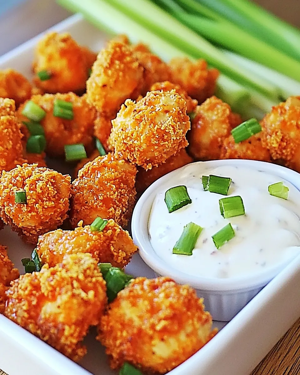 Homemade Skinny Buffalo Chicken Bites photo