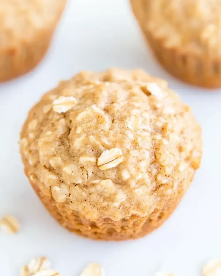 Homemade Skinny Oatmeal Brown Sugar Muffins photo