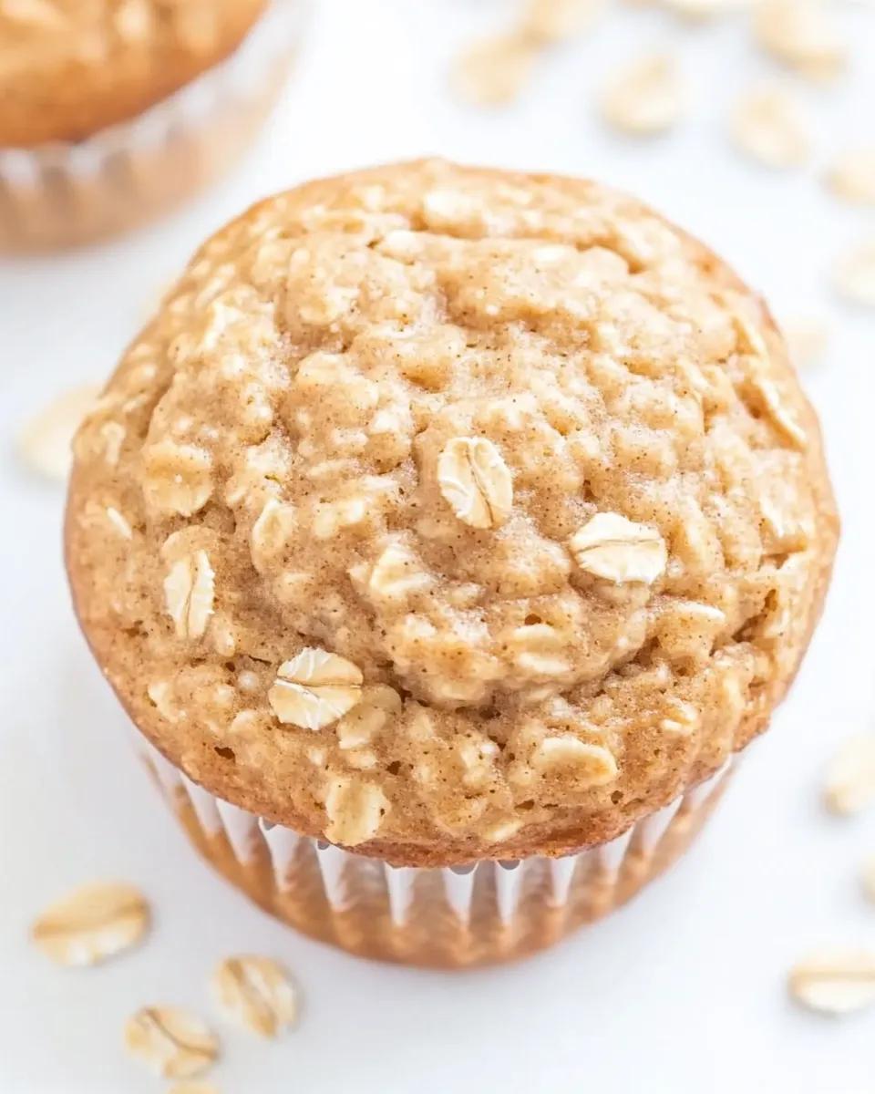 Easy Skinny Oatmeal Brown Sugar Muffins recipe photo