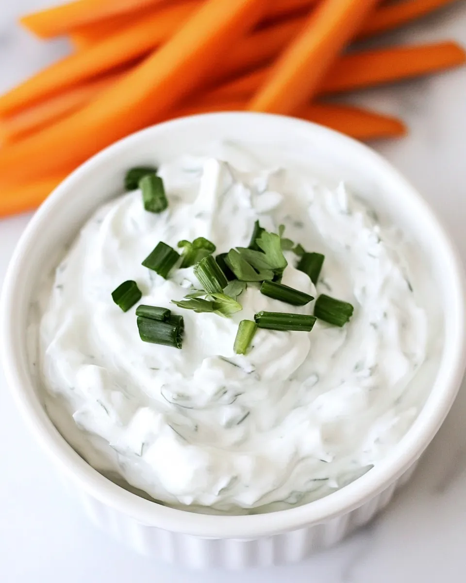 Homemade Skinny Ranch Dip recipe photo