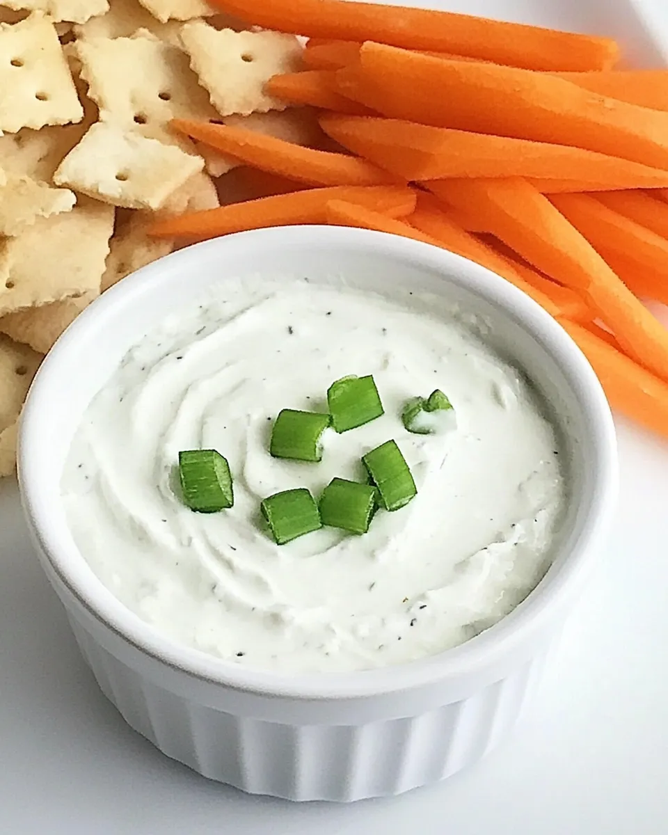 Healthy Skinny Ranch Dip dish photo