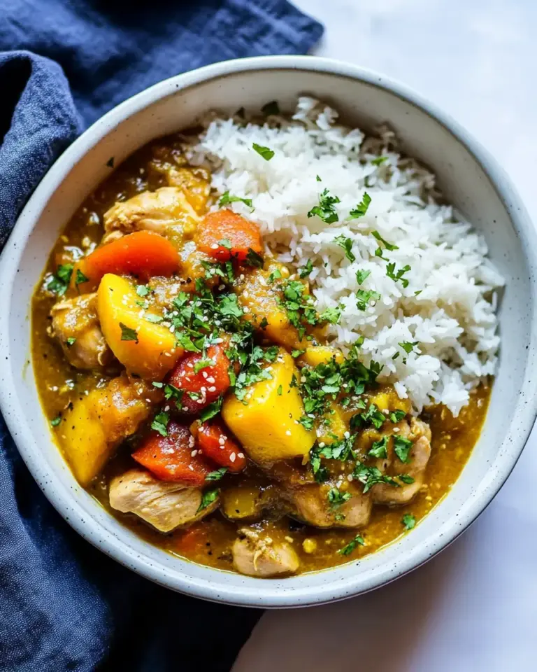 Homemade Slow-Cooker Mango-Chicken Curry photo
