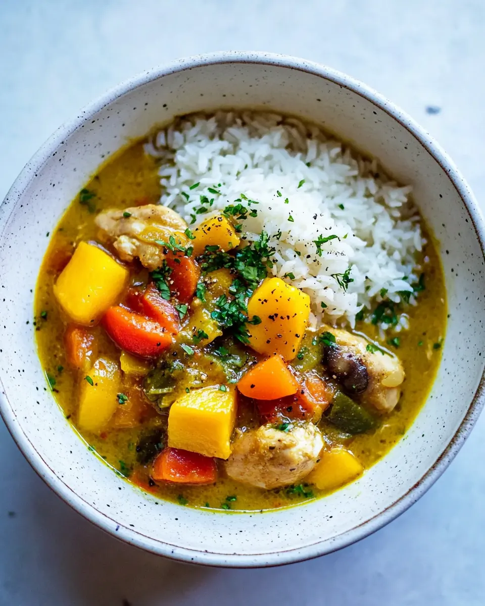 Easy Slow-Cooker Mango-Chicken Curry recipe photo