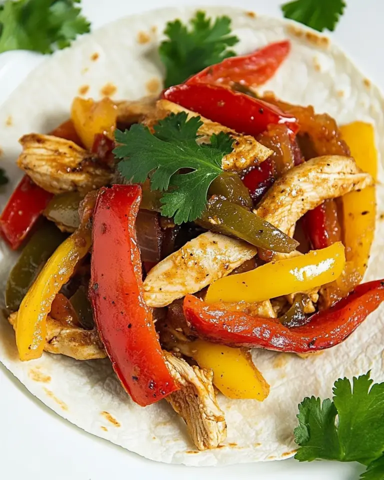 Easy Slow Cooker Chicken Fajitas photo