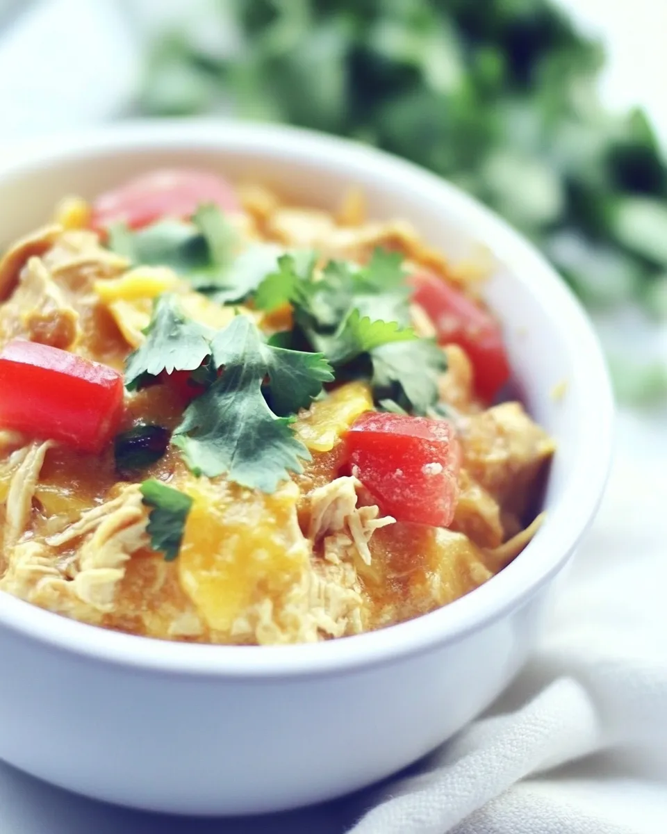 Easy Slow Cooker King Ranch Chicken recipe photo