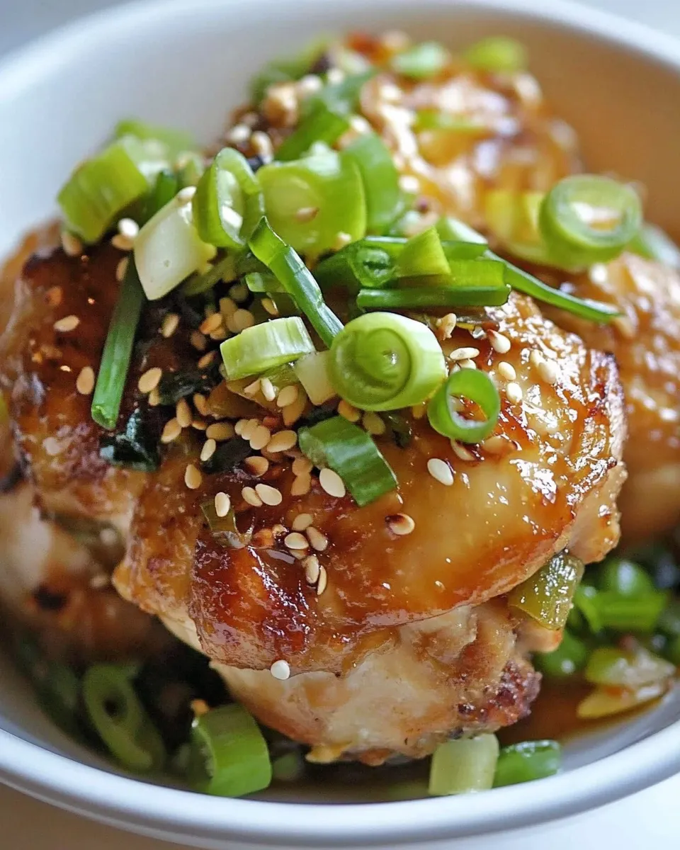 Homemade Slow Cooker Tamari-Glazed Chicken recipe photo