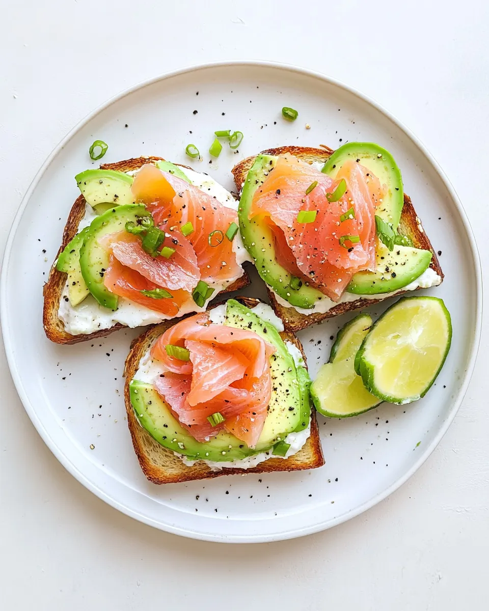 Easy Smoked Salmon Avocado Toast recipe photo