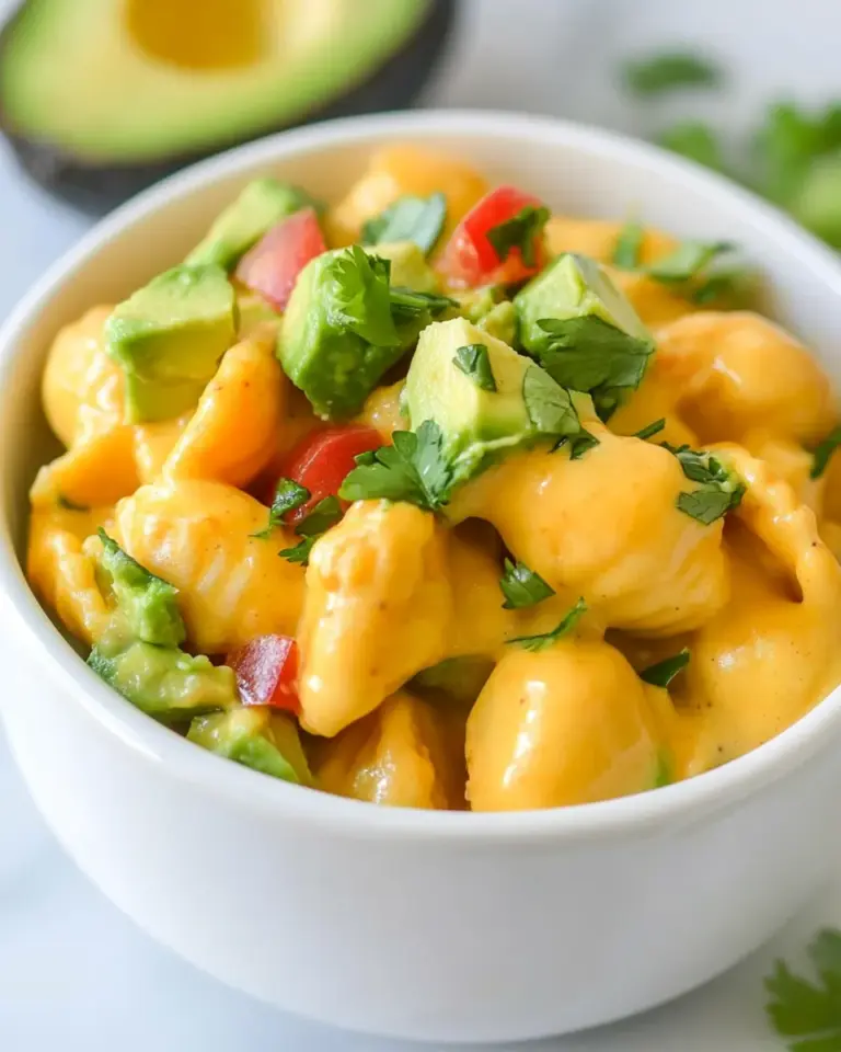 Homemade Smoky Avocado Shells and Cheese photo