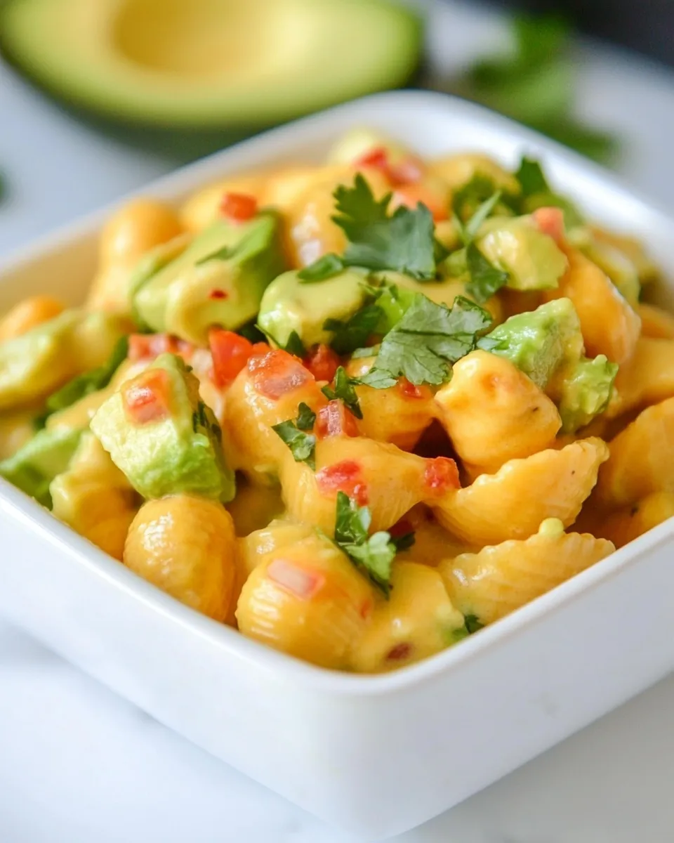 Delicious Smoky Avocado Shells and Cheese image