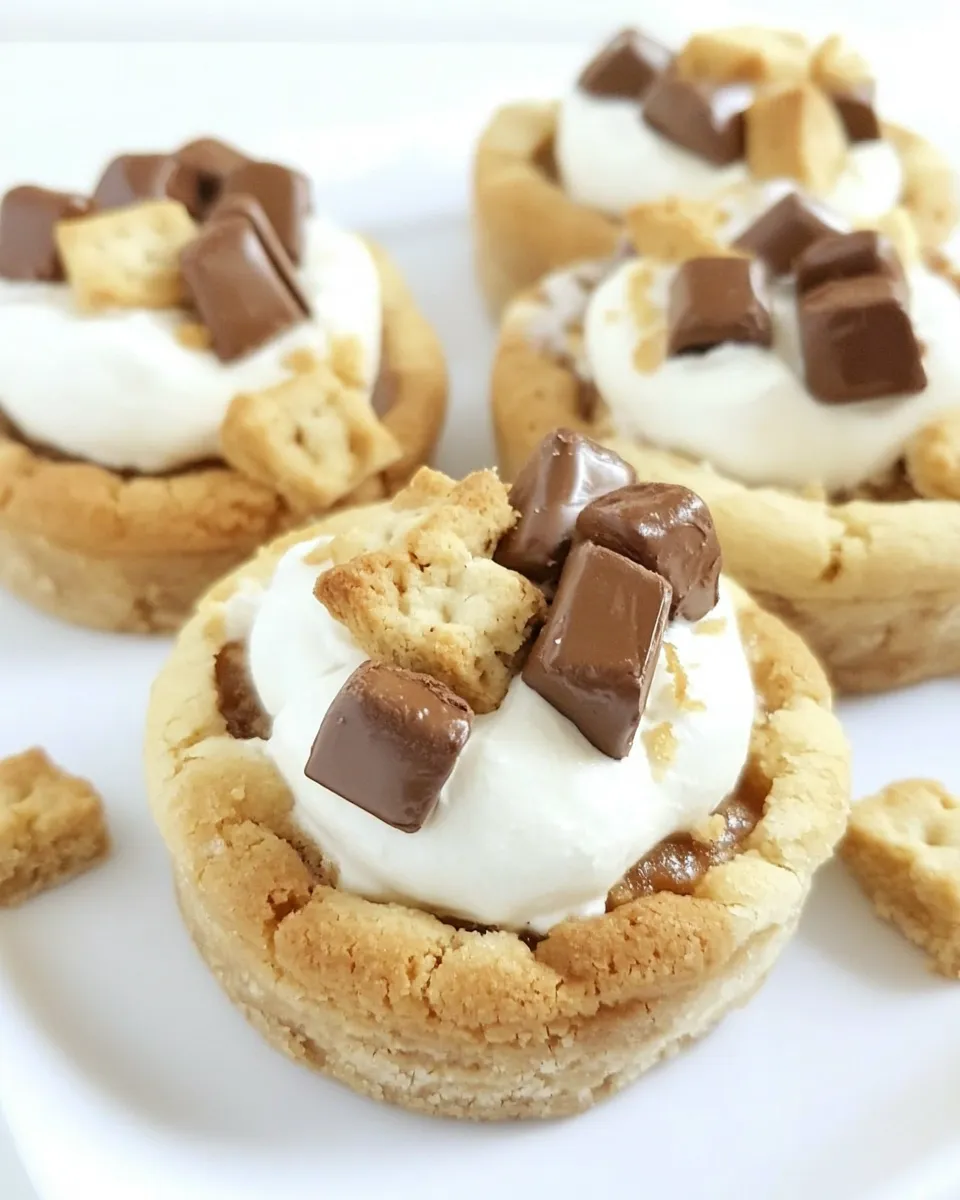 Homemade Smore Cookie Tarts photo