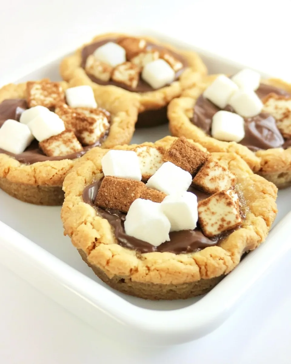 Classic Smore Cookie Tarts image