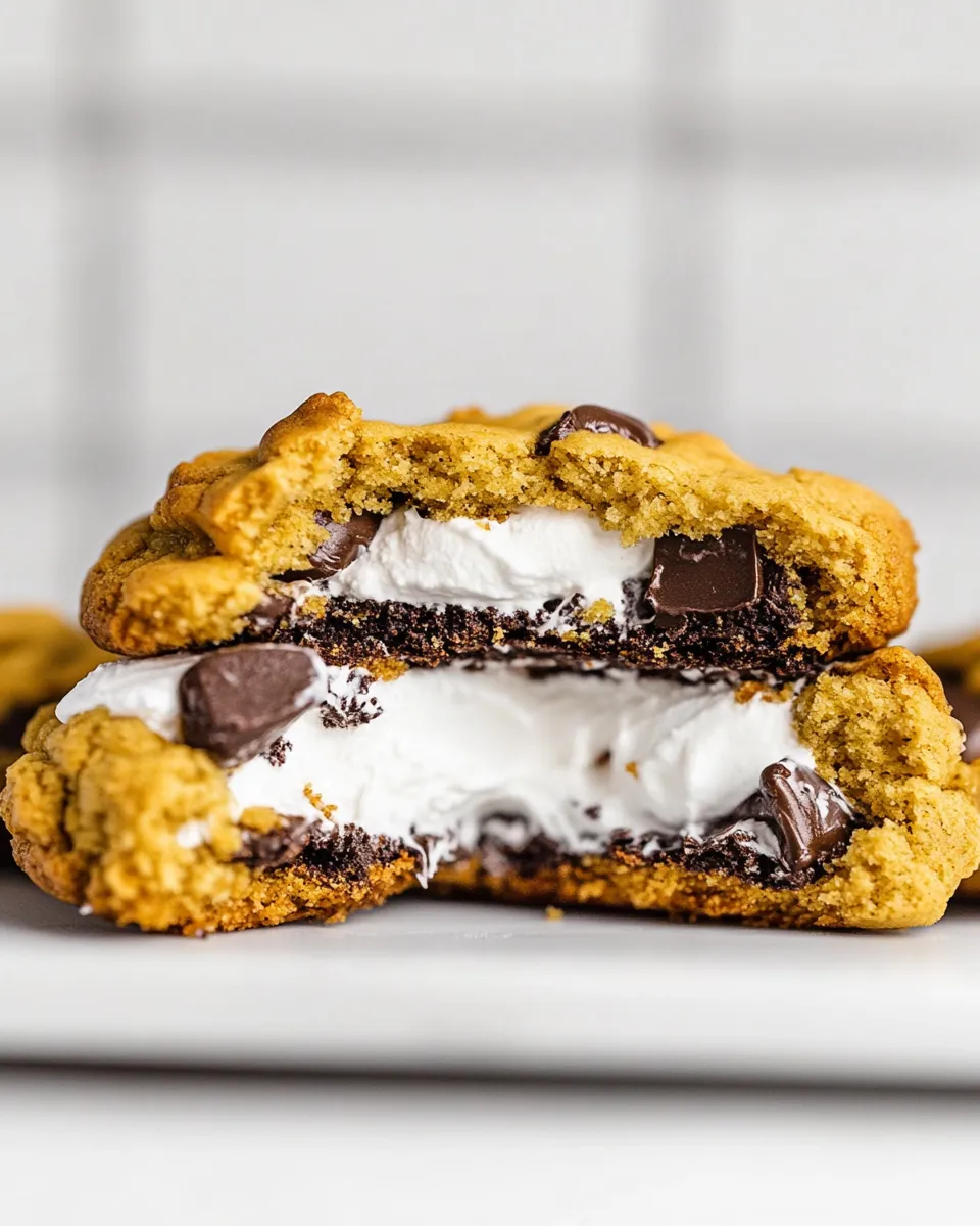 Easy Smores Cookie (For Two) recipe photo