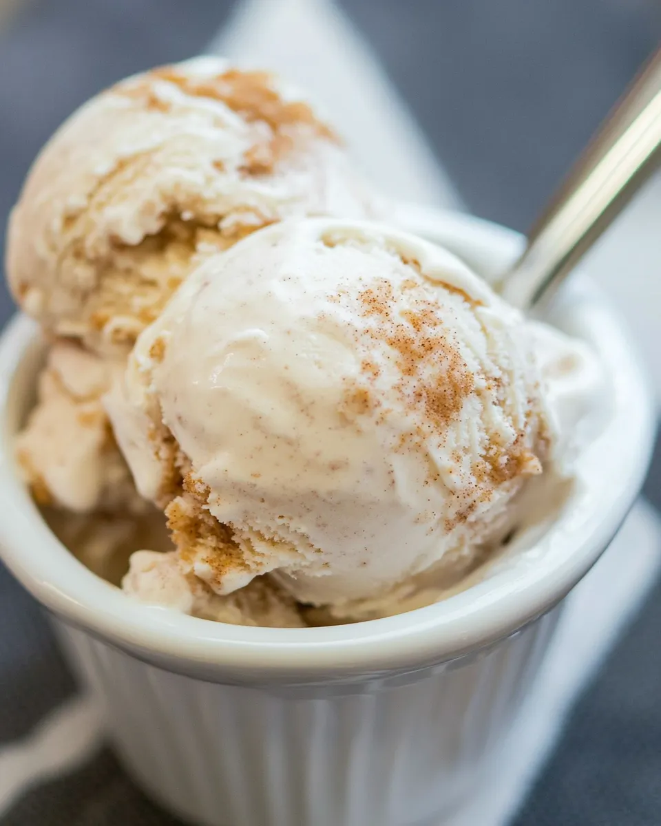 Classic Snickerdoodle Cheesecake Ice Cream image