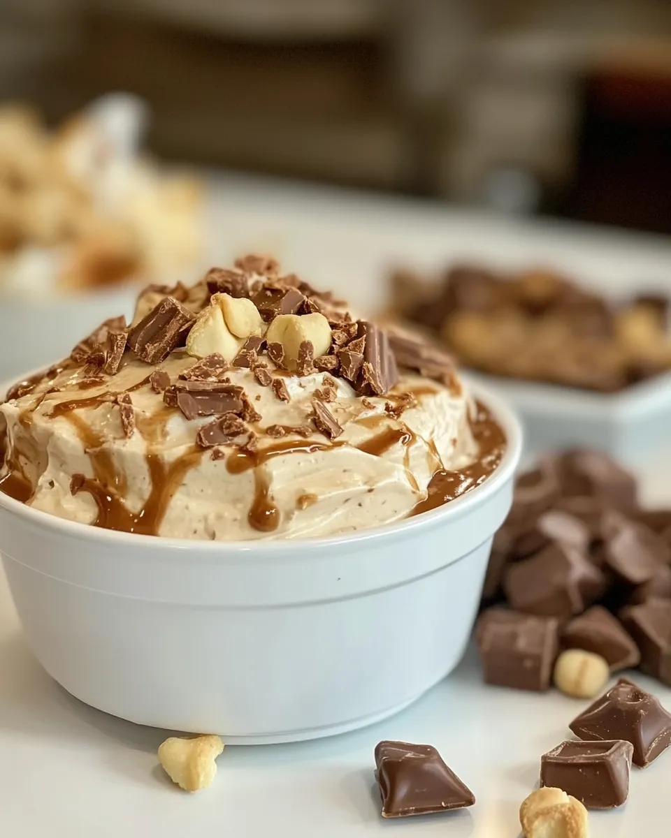 Classic Snickers Dip recipe photo