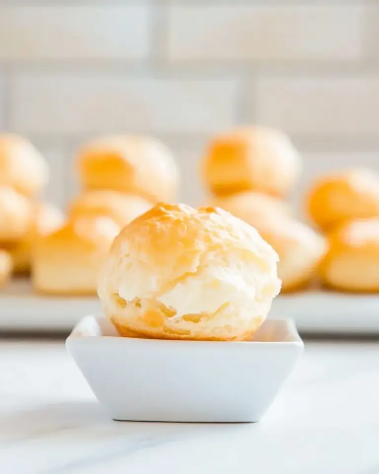 Homemade Soft Baked Mini Cream Cheese Puffs photo