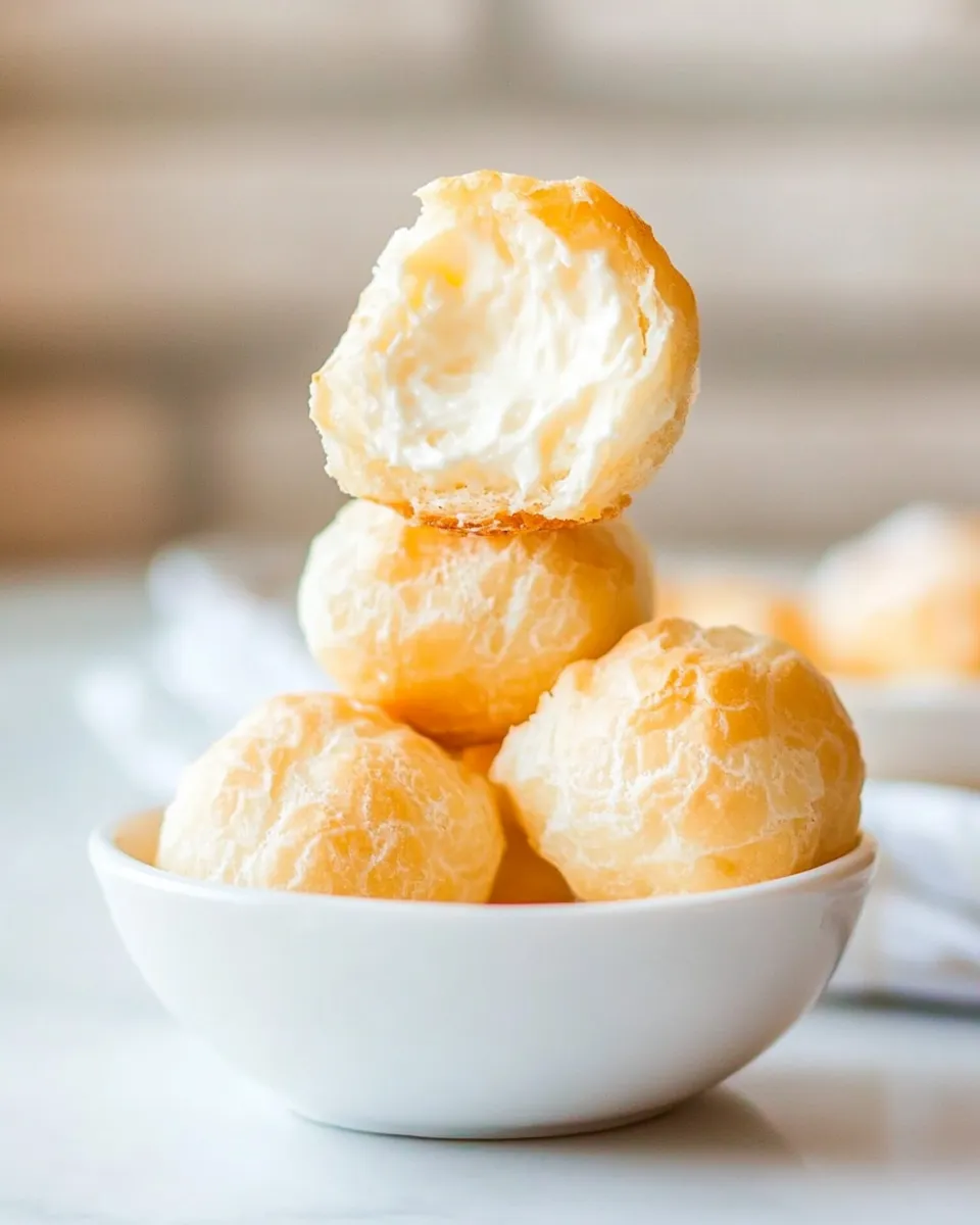 Delicious Soft Baked Mini Cream Cheese Puffs image