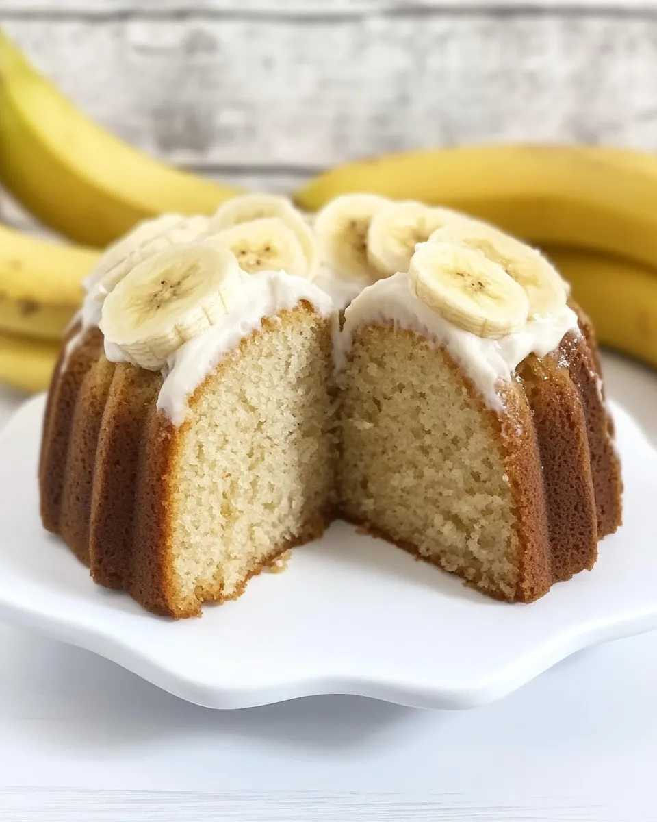 Homemade Sour Cream Banana Cake photo