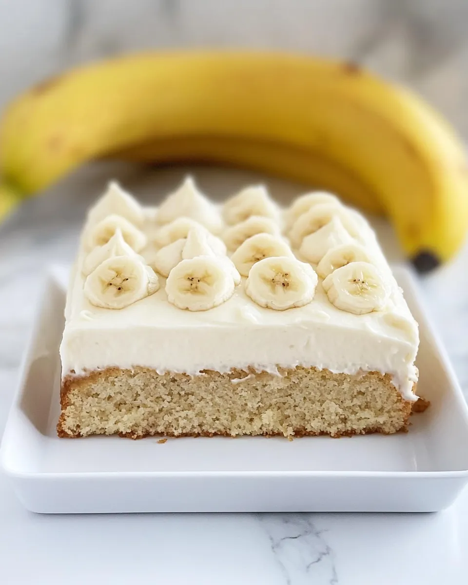 Delicious Sour Cream Banana Cake shot