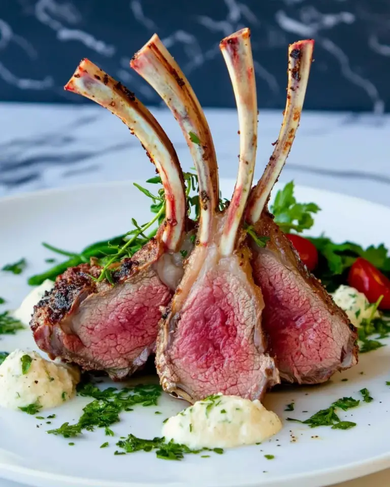 Homemade Sous Vide Rack Of Lamb (Frenched) photo