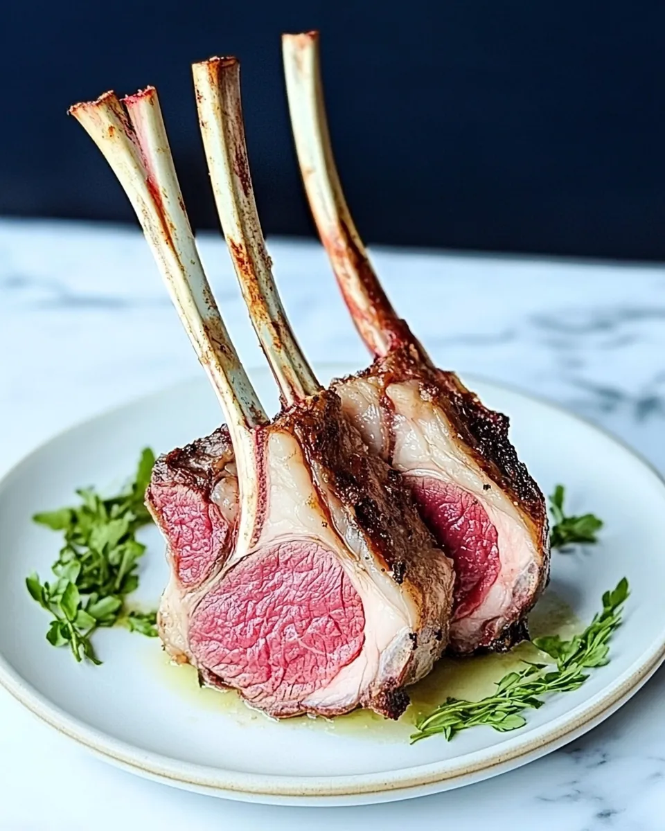 Classic Sous Vide Rack Of Lamb (Frenched) image