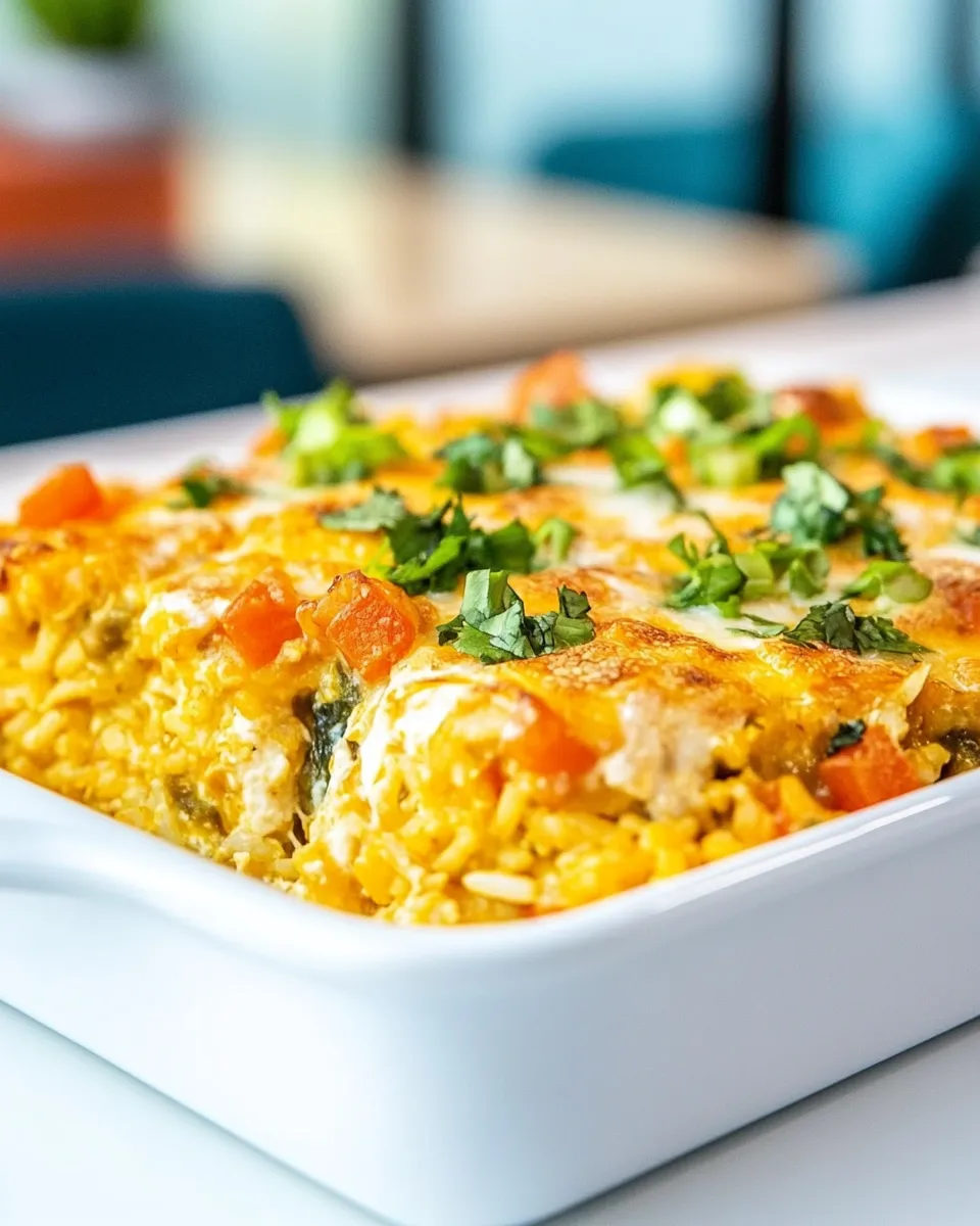 Quick Southwestern Turkey Rice Casserole shot