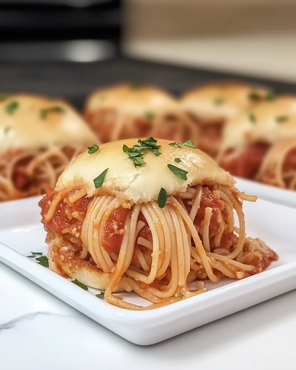 Classic Spaghetti Garlic Knot Sliders image