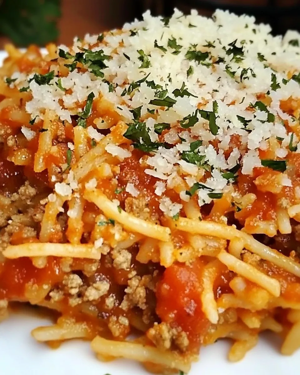 Homemade Spaghetti Rice recipe photo