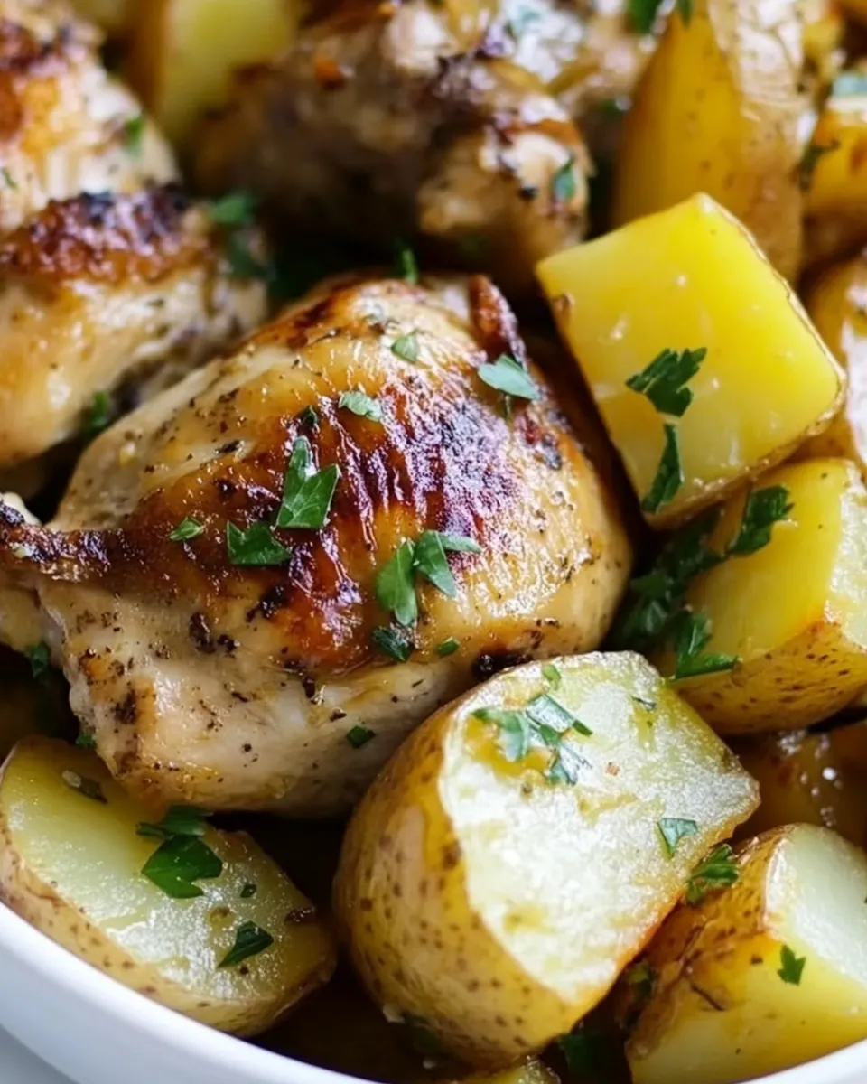 Easy Spanish Chicken and Potatoes image