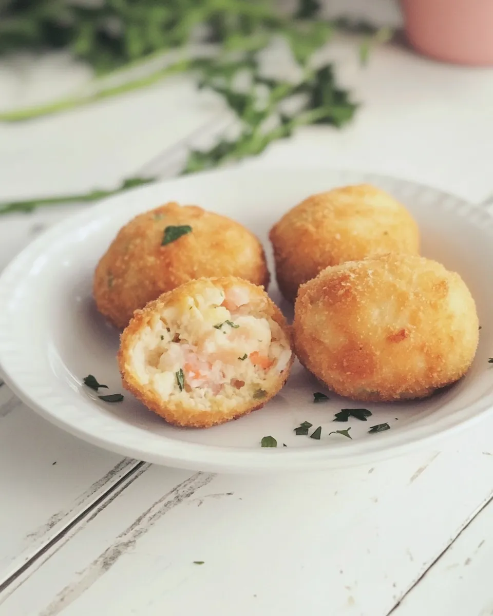 Homemade Spanish Crab & Prawn Croquettes (Croquetas) photo