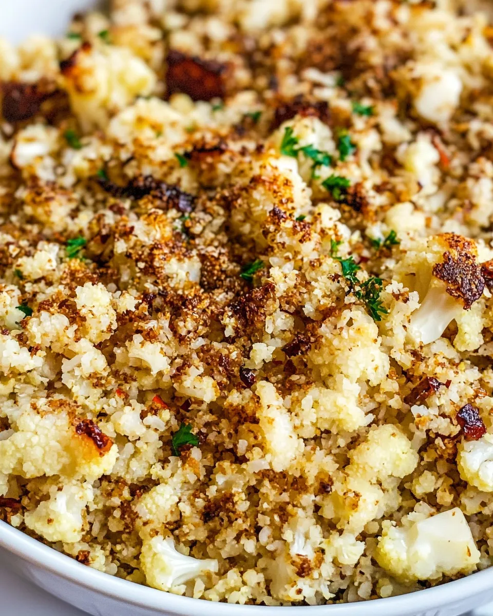 Delicious Spicy Cauliflower Rice image