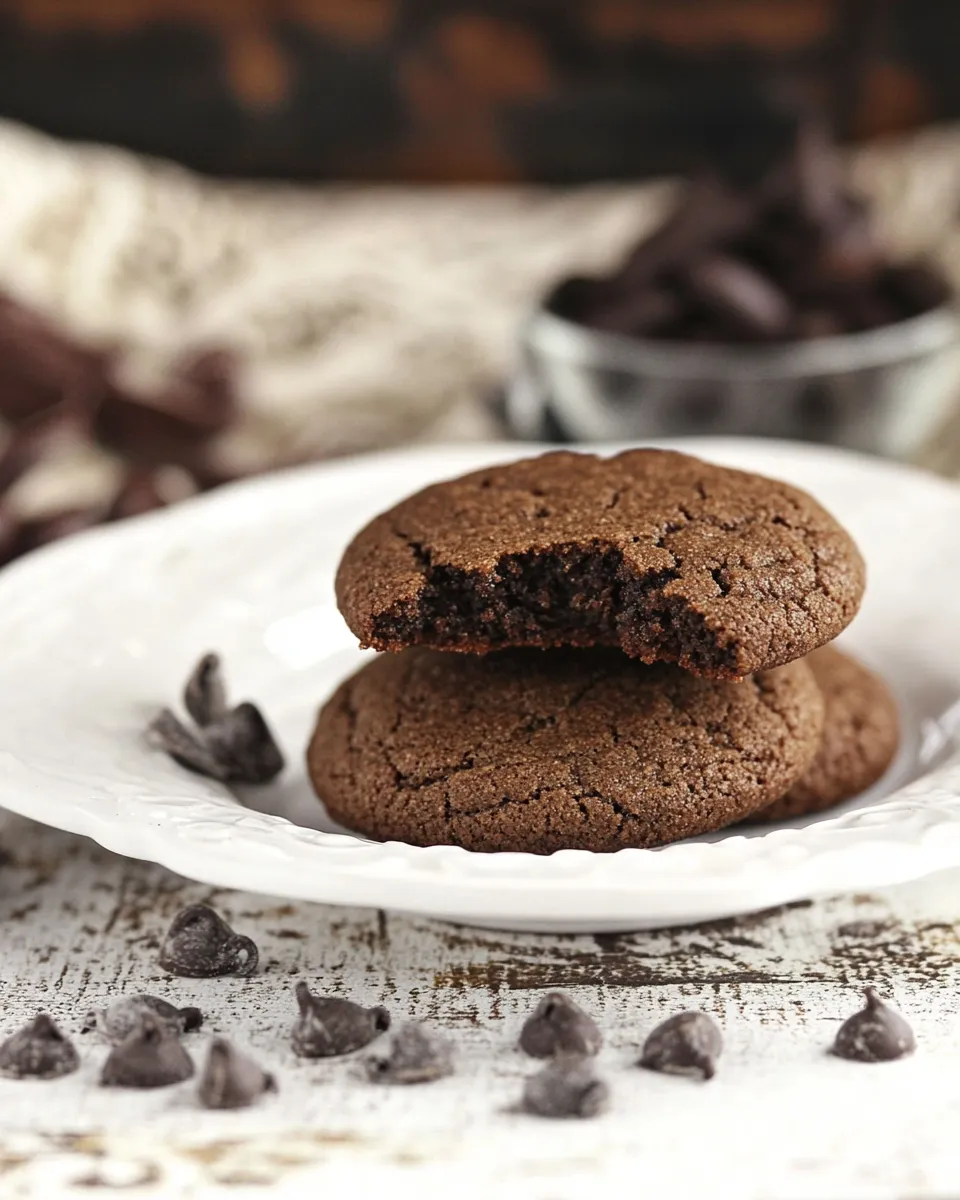 Homemade Spicy Chocolate Cookies photo