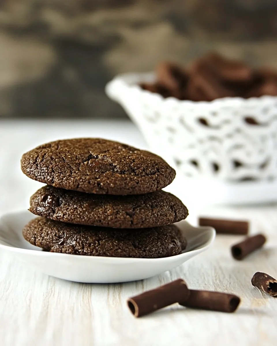 Delicious Spicy Chocolate Cookies image