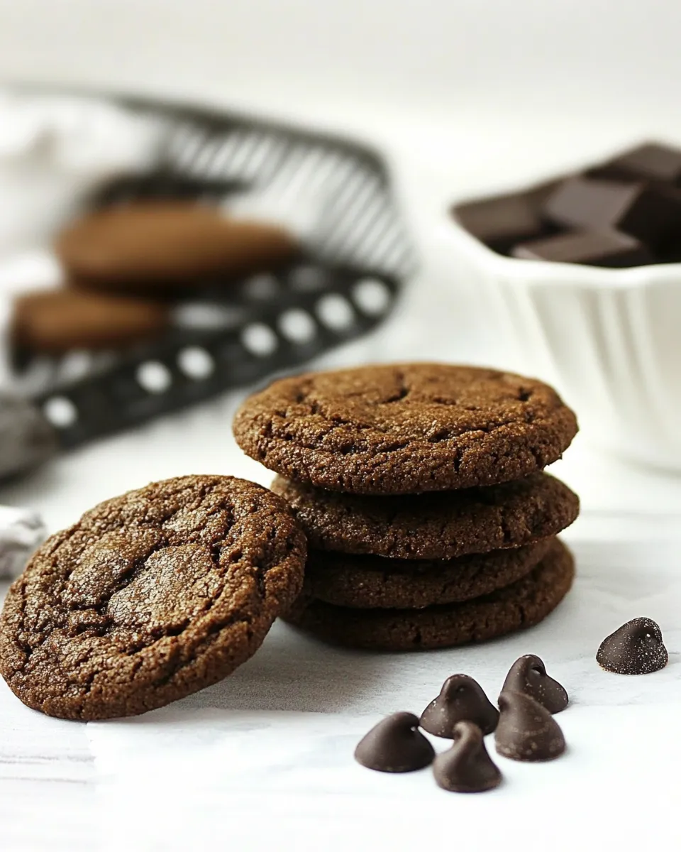 Quick Spicy Chocolate Cookies shot