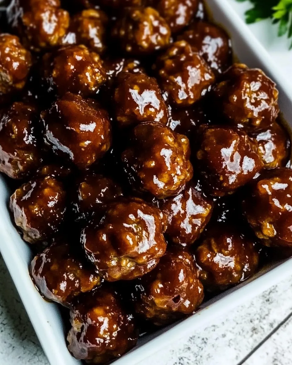 Classic Spicy Grape Meatballs image